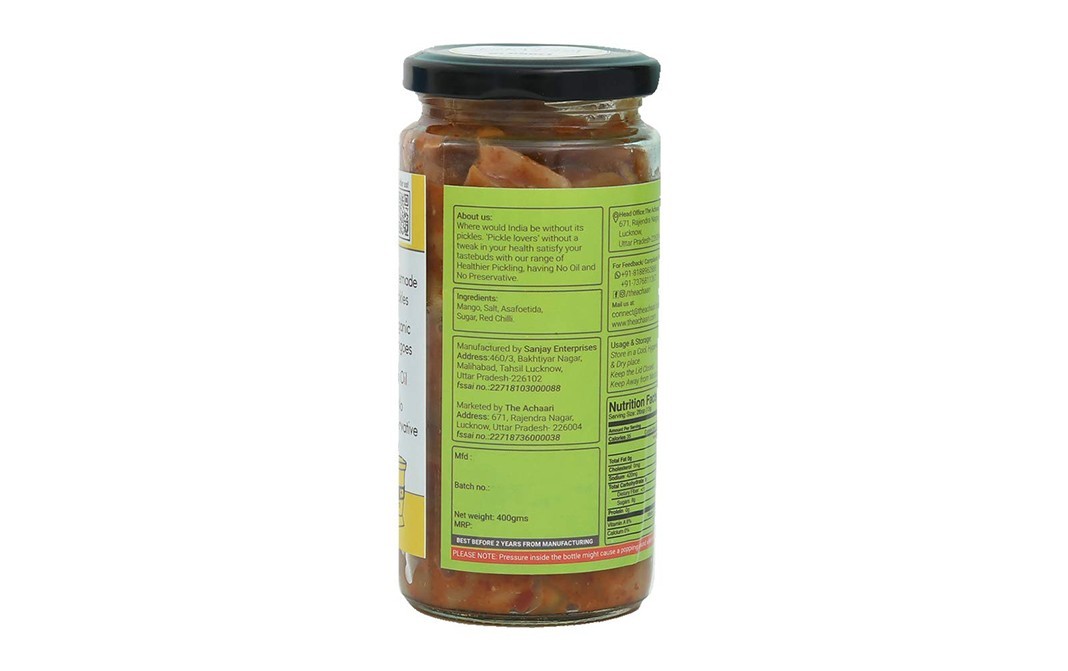 The Achaari Khatti Achaari Red Chilli    Glass Jar  400 grams